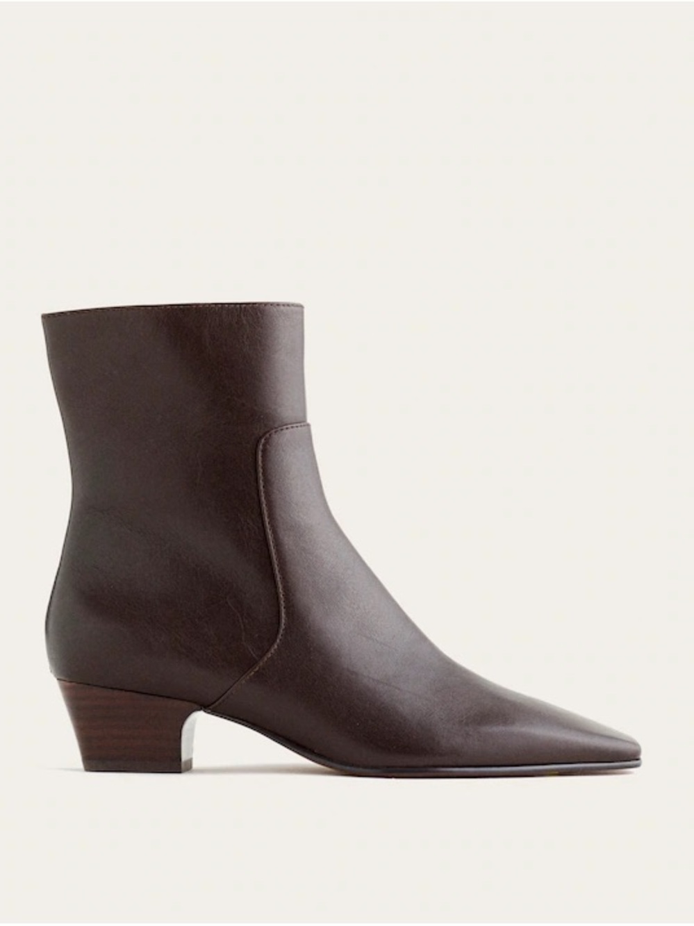 Madewell Dark Brown Leather Pointed Ankle Boots